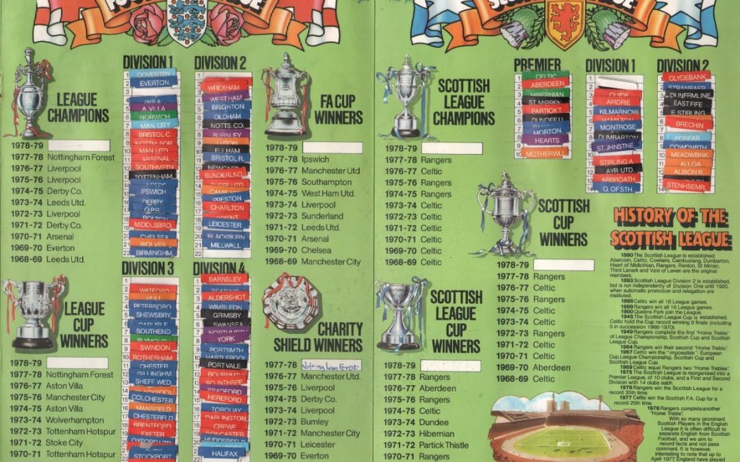 MORE LEAGUE LADDERS!